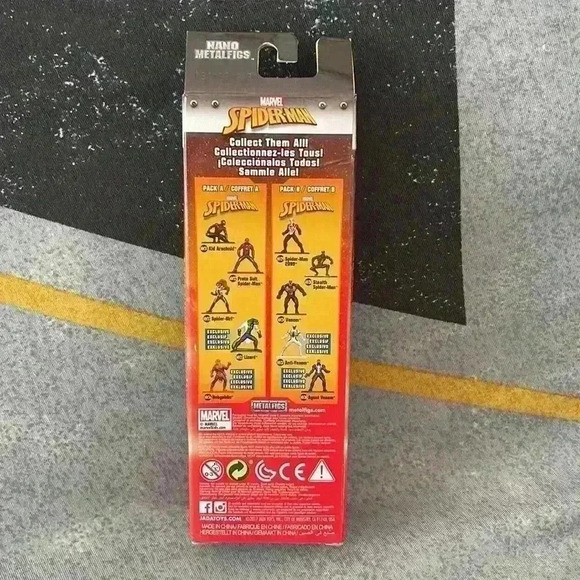 Nano Metalfigs Marvel 5 Pack Miniature Diecast Figures, Spider-Man - Picture 2 of 2